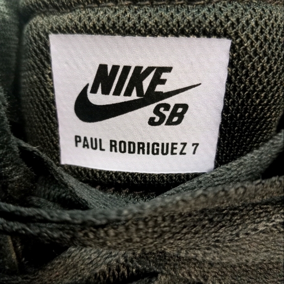 Rare Nike SB Paul Rodriguez 7 Lunarlorn Black Iron Purple Men's Sz 10.5 - Picture 10 of 10